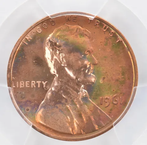 1961 Lincoln Memorial Cent PR65 RB PCGS Beautiful Tone *0966