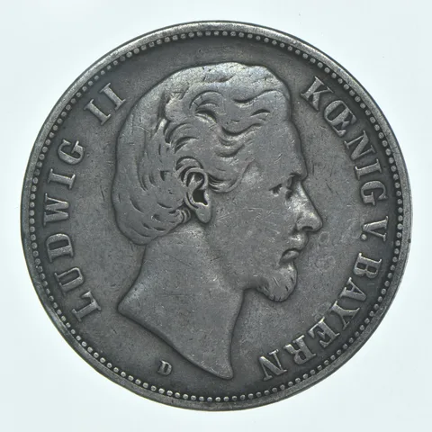 1876 D Germany 5 Marks Silver *9376