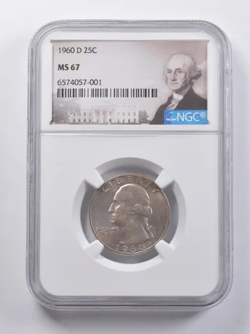 MS67 1960-D Washington Quarter NGC *6869