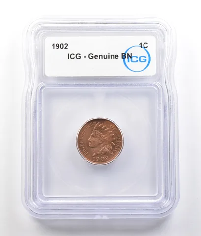 1902 Indian Head Cent Genuine BN ICG *0780