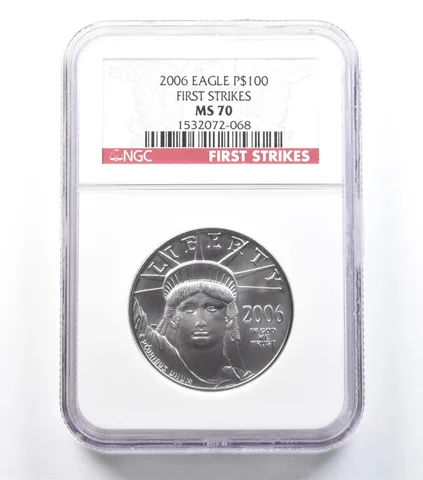 2006 $100 American Platinum Eagle 1 Oz Platinum First Strikes MS70 NGC a1427
