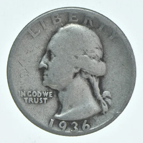 1936 (P) Washington Quarter Average Circ