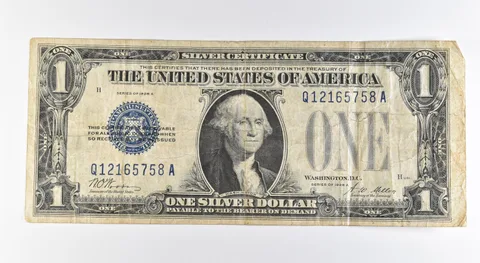1928 A $1 Silver Certificate Blue Seal Fr#1601 *0405