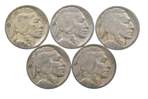 BETTER Lot 1928-D 1928-S Worn Date 1929-D 1929-D Buffalo Nickel Collection *100
