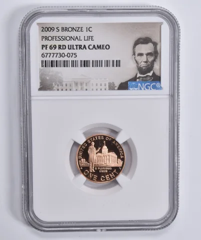 2009-S Lincoln Cent Bronze Professional Life PF69 RD NGC Special Lbl