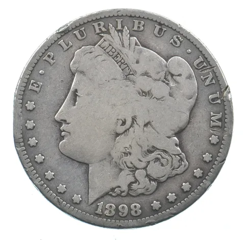 Early - 1898-S Morgan Silver Dollar - 90% US Coin *659