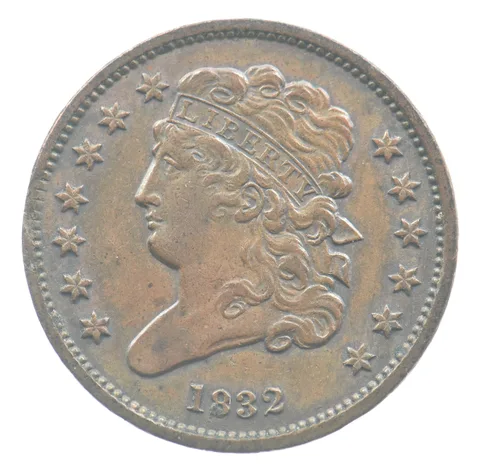 1832 Classic Head Half Cent *9395