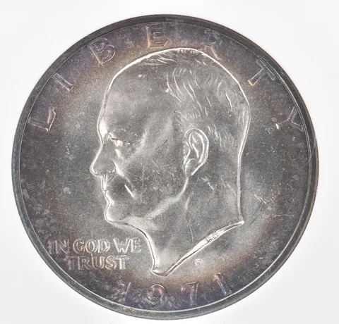 1971-S Eisenhower $1 Silver Beautiful Tone *1106
