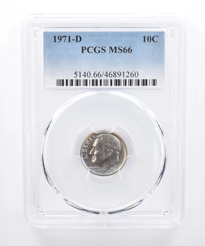 1971-D Roosevelt Dime MS66 PCGS Beautiful Tone *8308