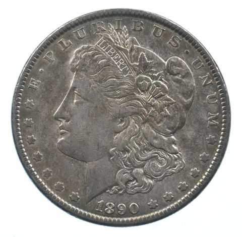 Early - 1890 Morgan Silver Dollar - 90% US Coin *961