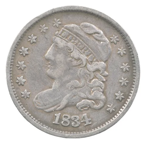 1834 Capped Bust Half Dime *7318