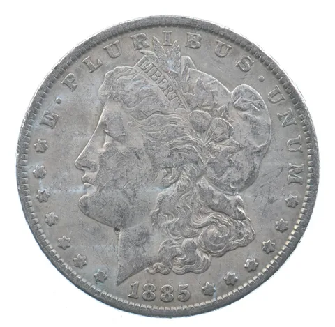Early - 1885 Morgan Silver Dollar - 90% US Coin *044