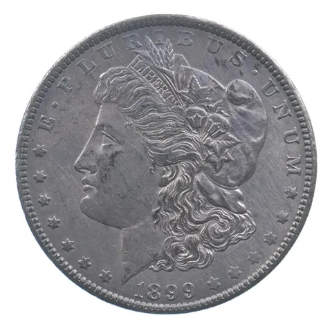 Better 1899-O Morgan Silver Dollar - 90% US Coin - Nice Coin *438