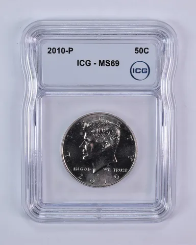 2010-P Kennedy Half Dollar MS69 ICG