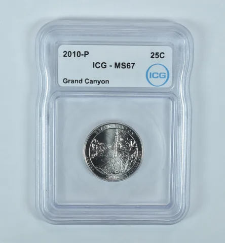 2010-P Washington Quarter ATB Grand Canyon MS67 ICG