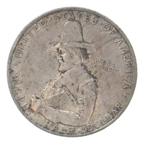 1920 Pilgrim Commemorative Half Dollar Beautiful Tone *6264