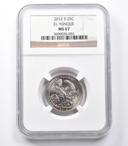 MS67 2012-S Washington Quarter El Yunque NGC *5458