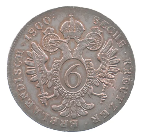 1800 Austria-Hungary 6 Kreuzers Francis II *0032