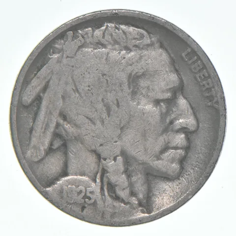1925 (P) Indian Head Buffalo Nickel Average Circ
