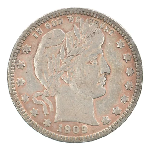 1909-D Barber Quarter Beautiful Tone *5139