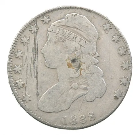 1838 Capped Bust Half Dollar Contemporary *4639