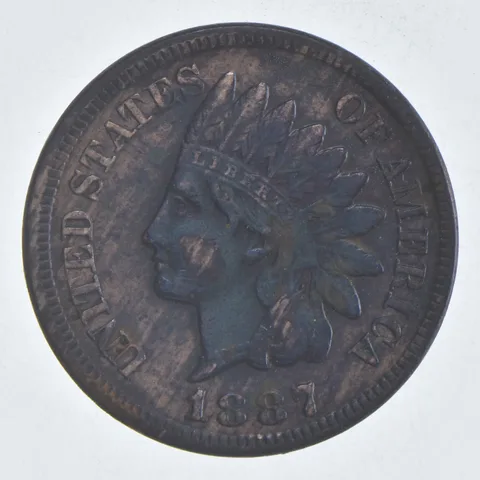 1887 Indian Head Cent Estate Coin Collection *298