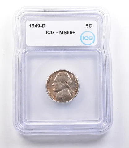 1949-D Jefferson Nickel MS66+ ICG *1894