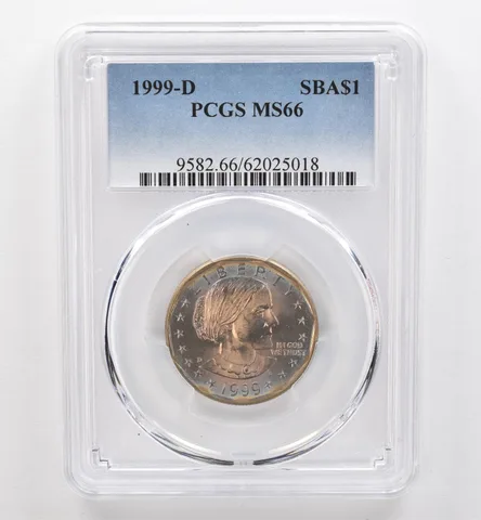 1999-D Susan B Anthony $1 MS66 PCGS Beautiful Tone *9553