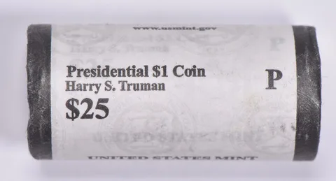 2015-P Harry Truman Presidential $1 Coin Roll of $25 Unc US Mint BU