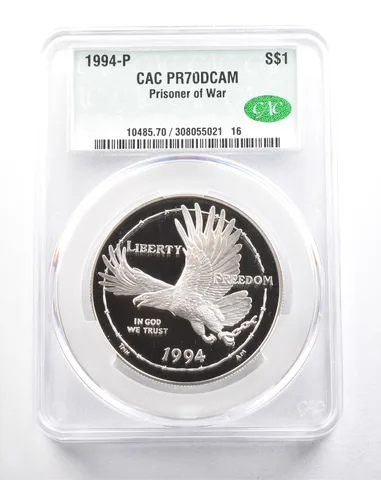 1994-P POW Commemorative Silver Dollar PR70 DCAM CAC *5780
