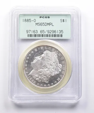 MS65 DMPL 1885-O Morgan Silver Dollar PCGS OGH Upgrade? *4979