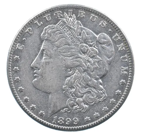 Better 1899-O Morgan Silver Dollar - 90% US Coin - Nice Coin *389