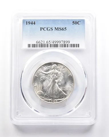 1944 Walking Liberty Half Dollar MS65 PCGS PQ *7595