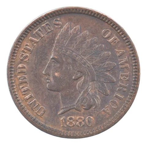 1880 Indian Head Cent Beautiful Tone *9296