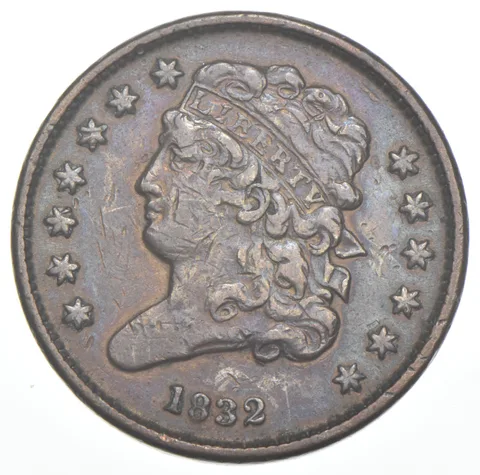 1832 Classic Head Half Cent *8270