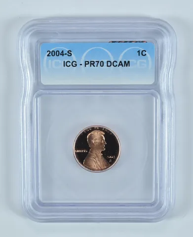 2004-S Lincoln Memorial Cent PR70 DCAM ICG