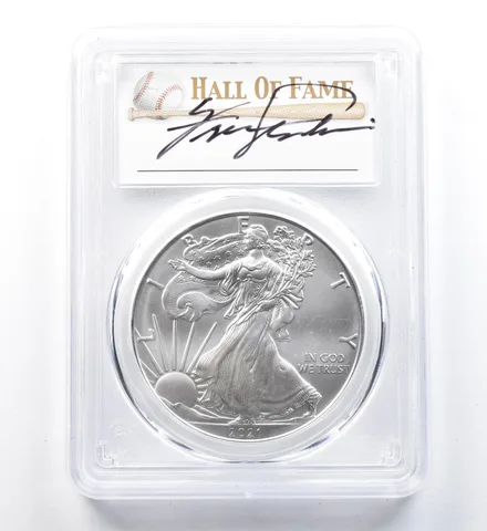 2021 (P) American Silver Eagle T1 Jenkins Emergency Issue FDOI MS70 PCGS a1275