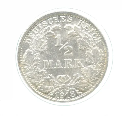 1918 F Germany Half Mark Gem Unc *0169