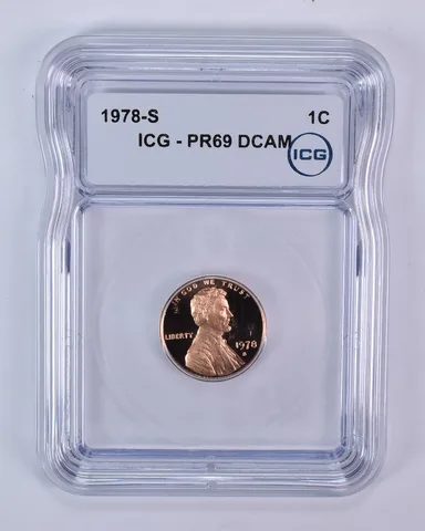 1978-S Lincoln Memorial Cent PR69 DCAM ICG