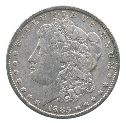 Early - 1885 Morgan Silver Dollar - 90% US Coin *902