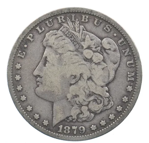 Early - 1879 Morgan Silver Dollar - 90% US Coin *818