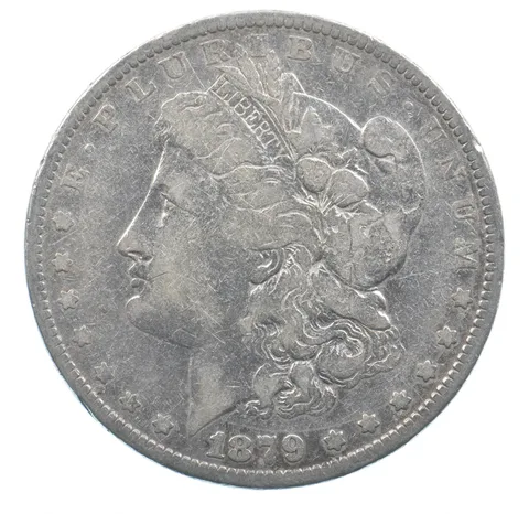 Early - 1879 Morgan Silver Dollar - 90% US Coin *925