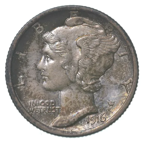 1916 Mercury Dime *8610