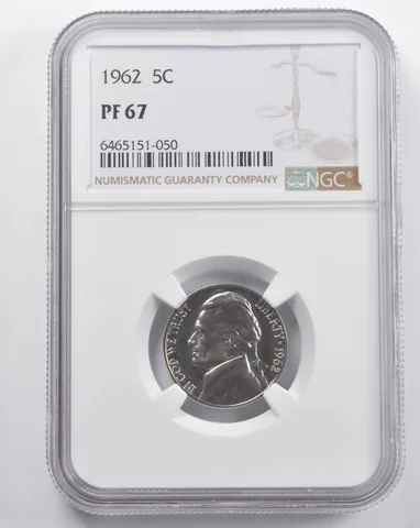PF67 1962 Jefferson Nickel NGC *5781