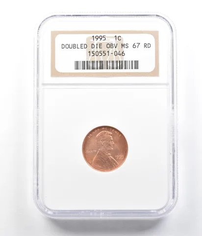 1995 Lincoln Memorial Cent Doubled Die Obverse MS67 RD NGC *6304