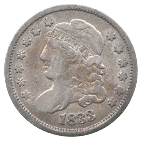 1833 Capped Bust Half Dime *6709