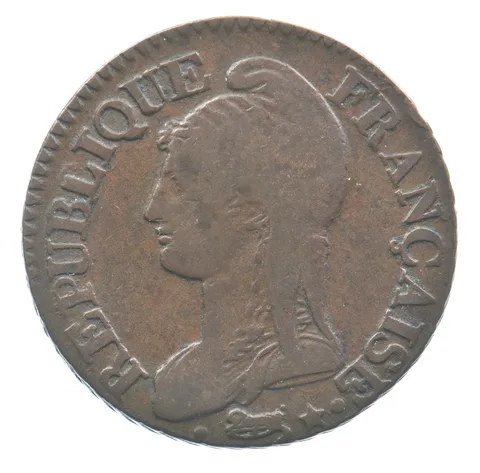 1796 A France 5 Centimes Revolution *6499