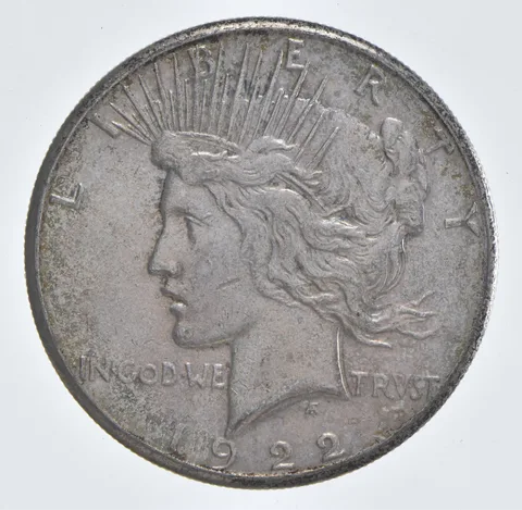 Better - 1922-S Peace Silver Dollar - 90% US Coin *640