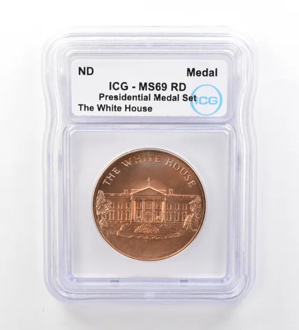 ND Presidential Medal Set White House MS69 RD ICG Beautiful Tone *1997