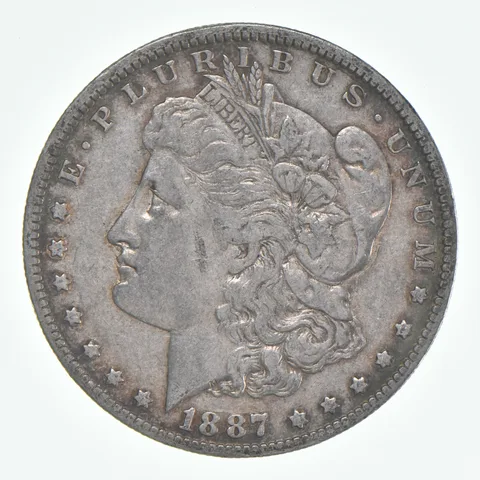 VF 1887-O Morgan Silver Dollar (1 coin)